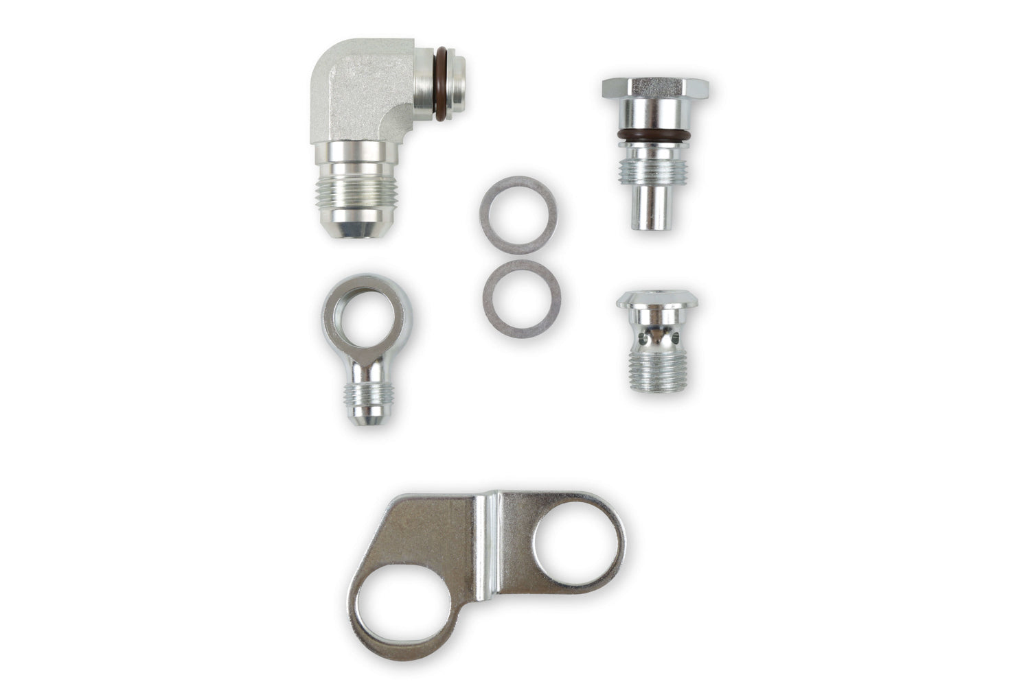 Banjo Adapter Fitting Kit #10 - Power Steering AN-NPT Fittings and Components Earl's Performance
