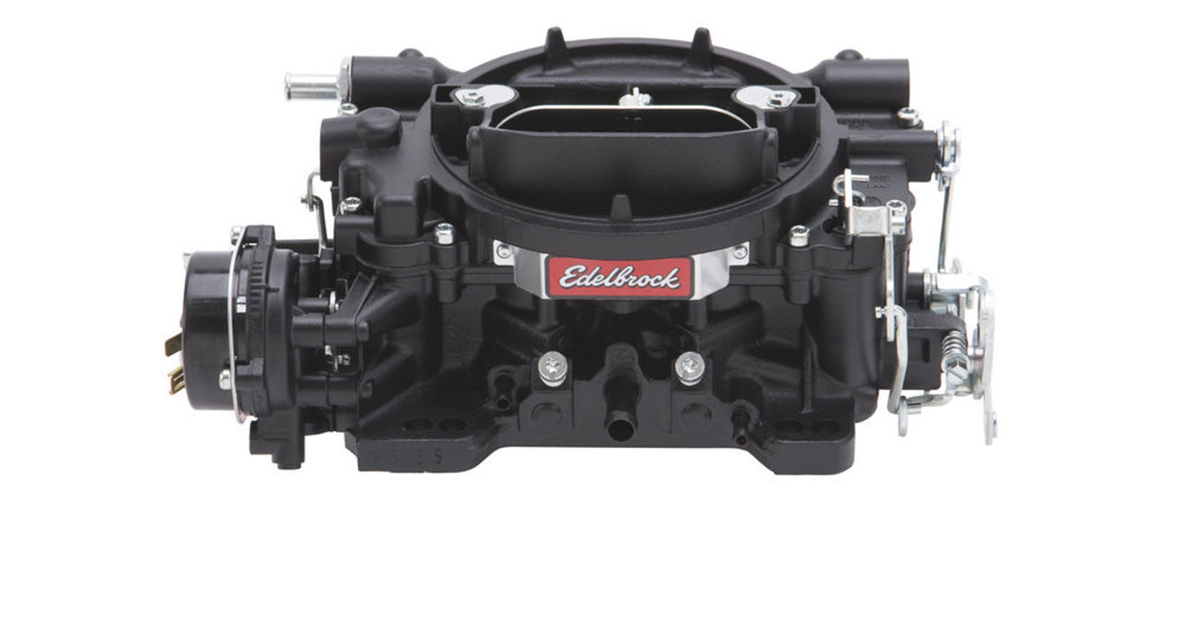 600CFM Carb w/Electric Choke - Black Carburetors Edelbrock