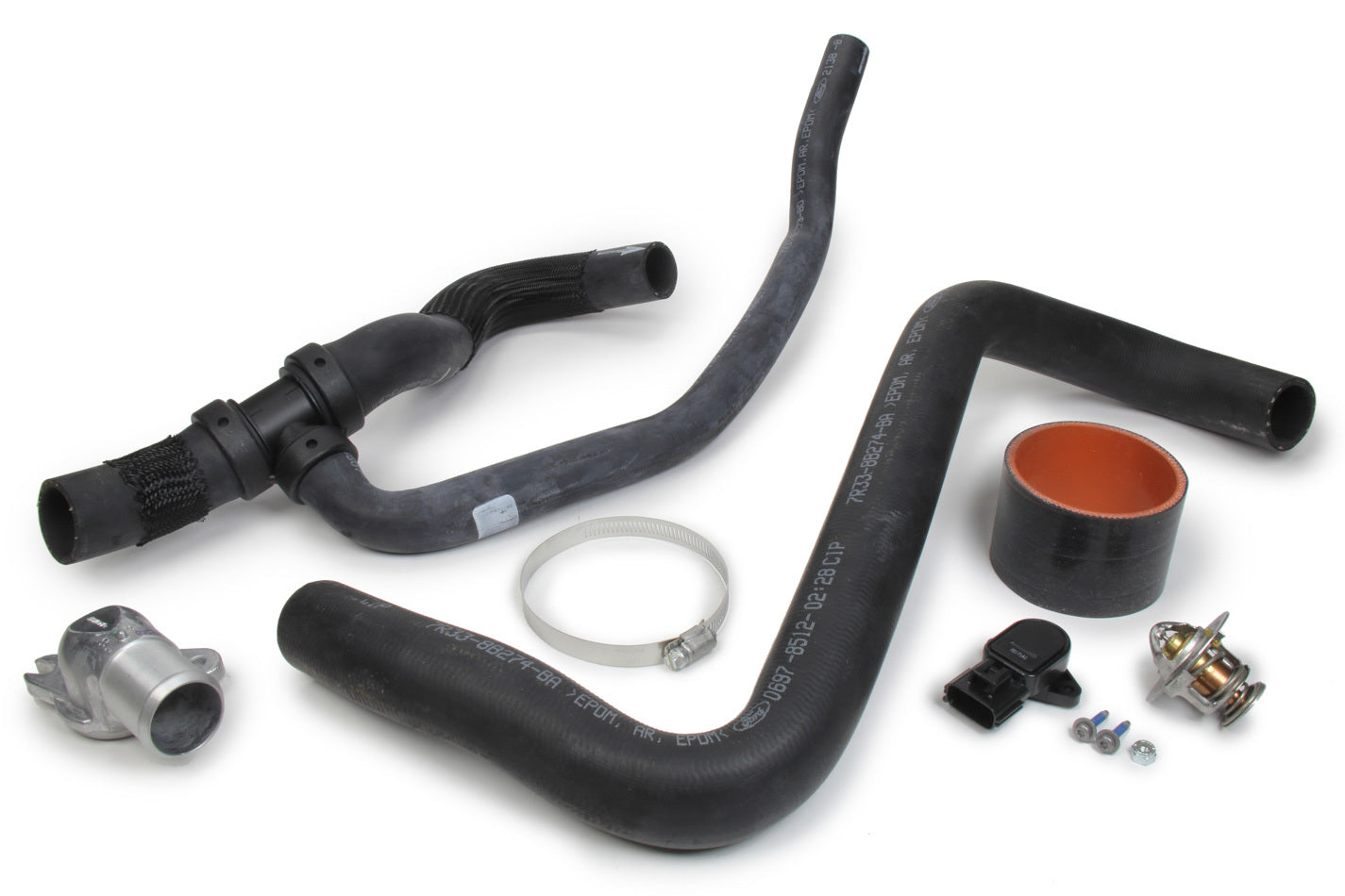 Coolant Routing Upgrade Kit - 05-06 Mustang 4.6L Radiator Hose Edelbrock