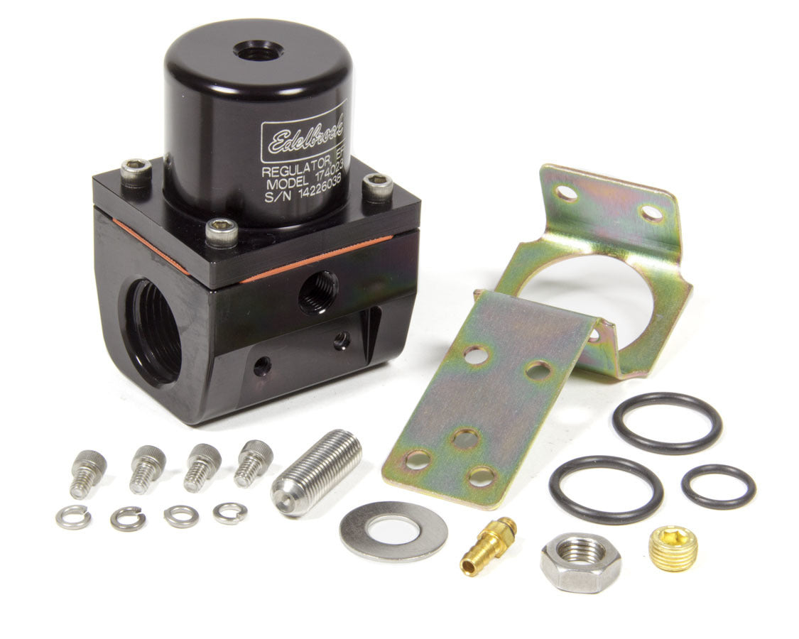 Fuel Pressure Regulator EFI Style 35-90psi Blue Fuel Pressure Regulators Edelbrock