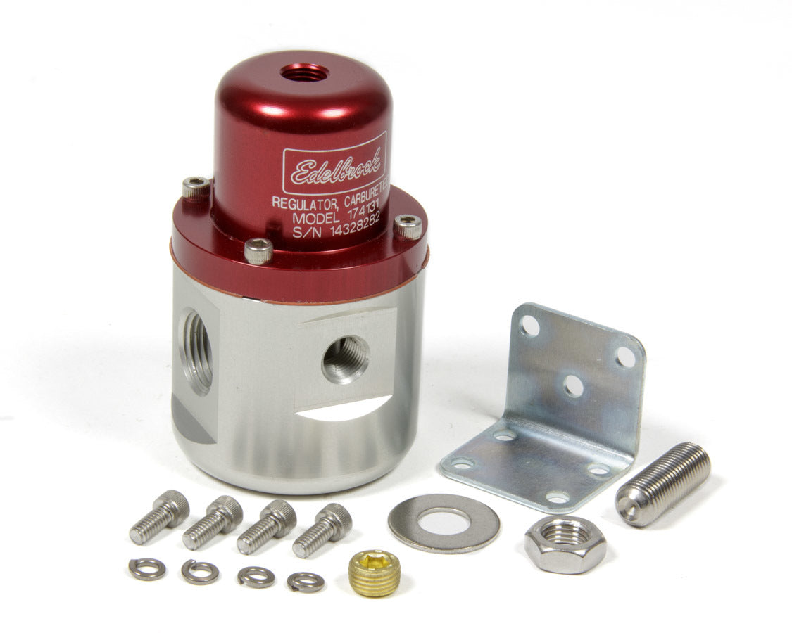 Fuel Pressure Regulator Bypass Style 160GPH Red Fuel Pressure Regulators Edelbrock