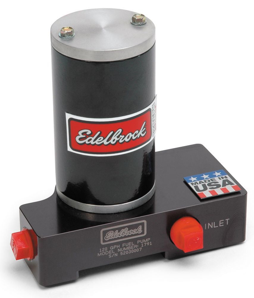 Electric Fuel Pump - 120GPH Fuel Pumps Edelbrock