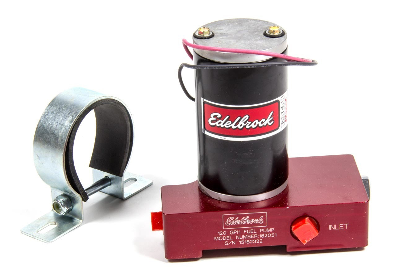 Carb Electric Fuel Pump 120GPH @ 6.5psi Red Fuel Pumps Edelbrock