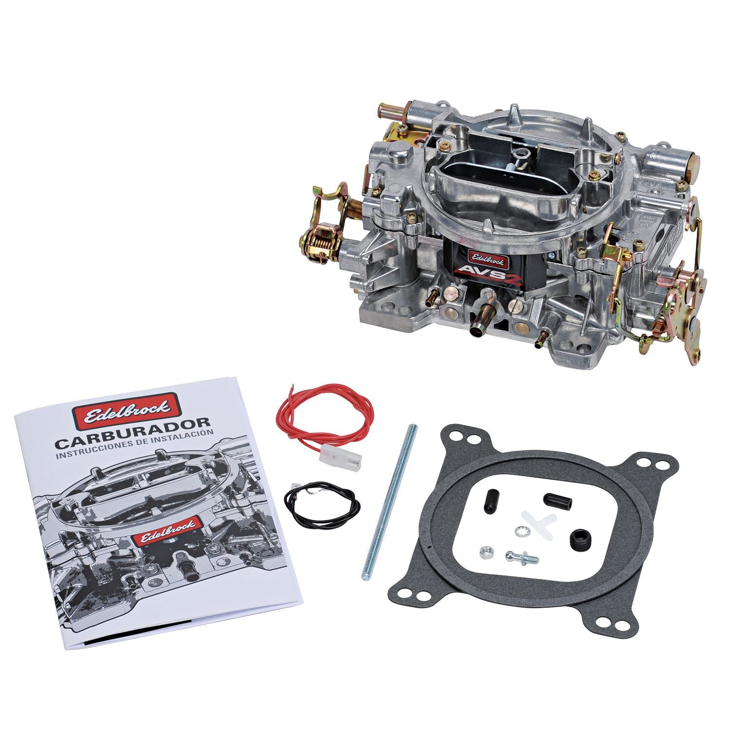 500CFM AVS2 Carburetor w/manual Choke Carburetors Edelbrock