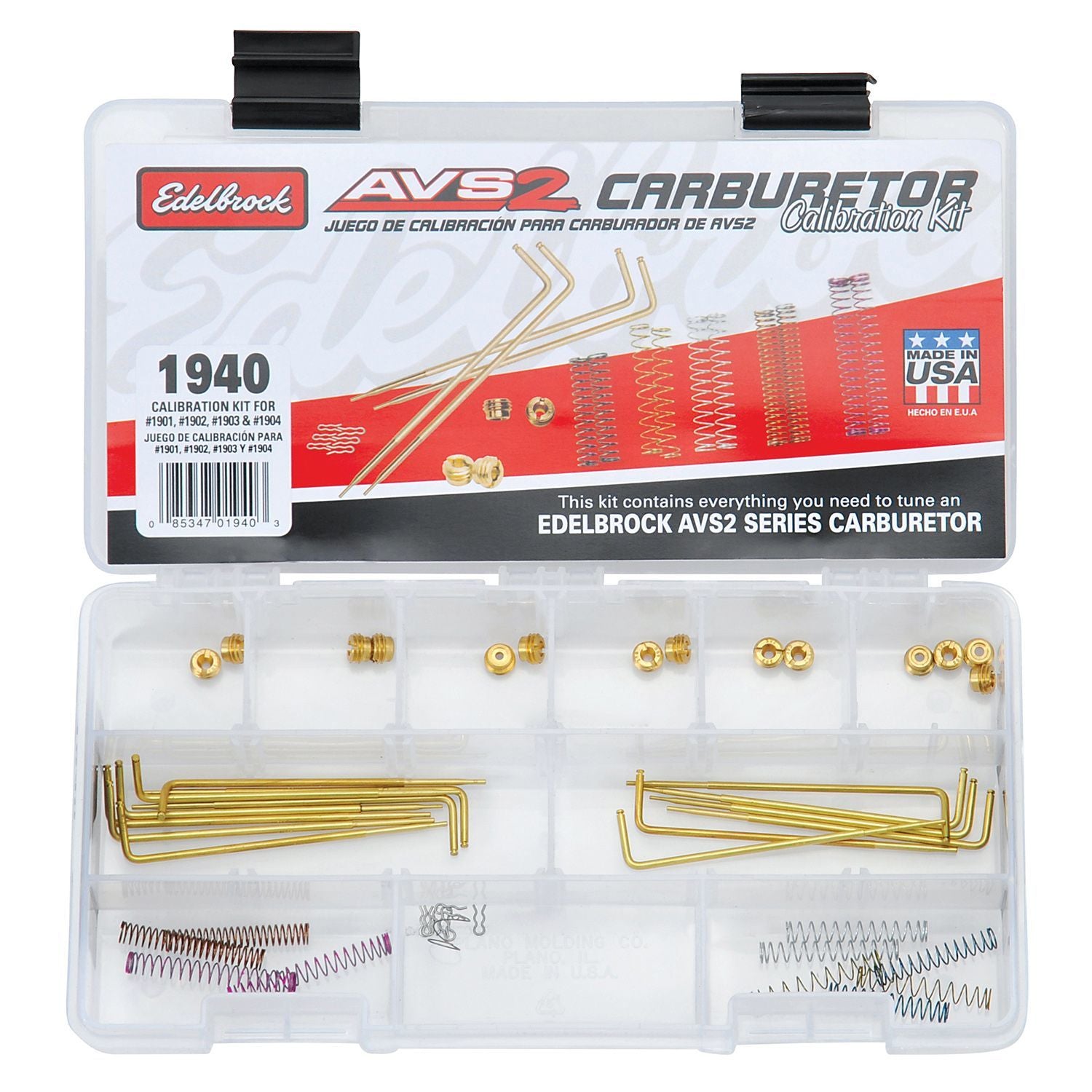AVS2 Calibration Kit - 500 Series Carburetor Calibration Kits Edelbrock