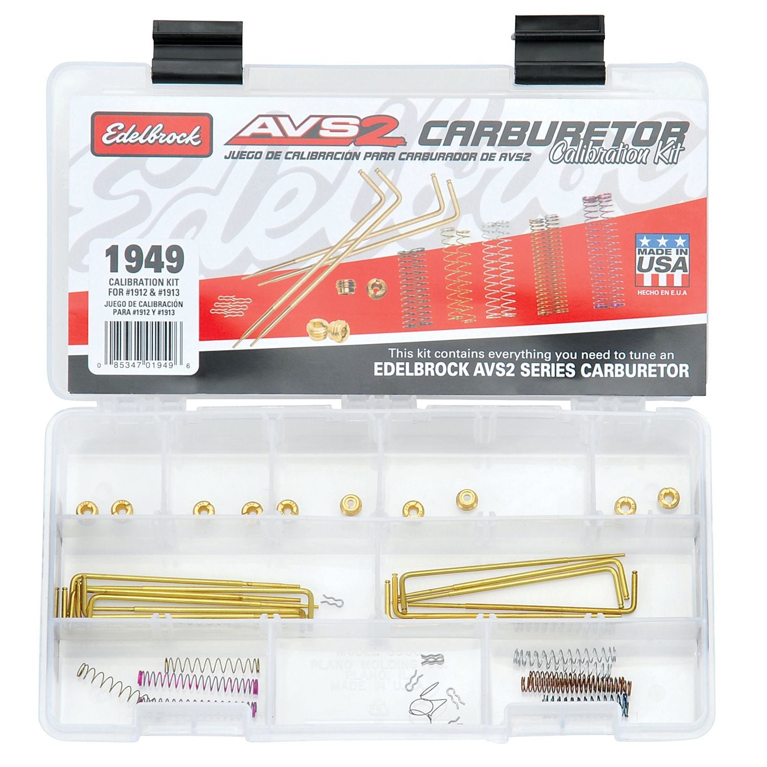 Calibration Kit AVS2 800 Series 1912/1913 Carburetor Calibration Kits Edelbrock