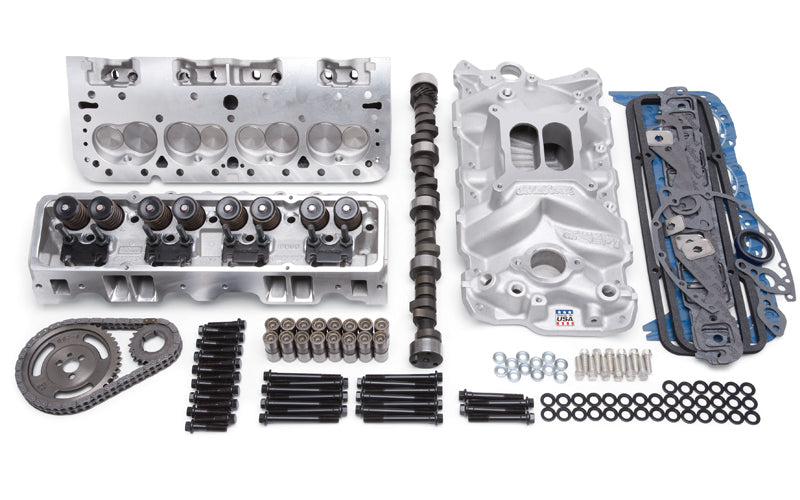E-Street Power Top End Package - SBC 57-86 Engine Top End Kits Edelbrock