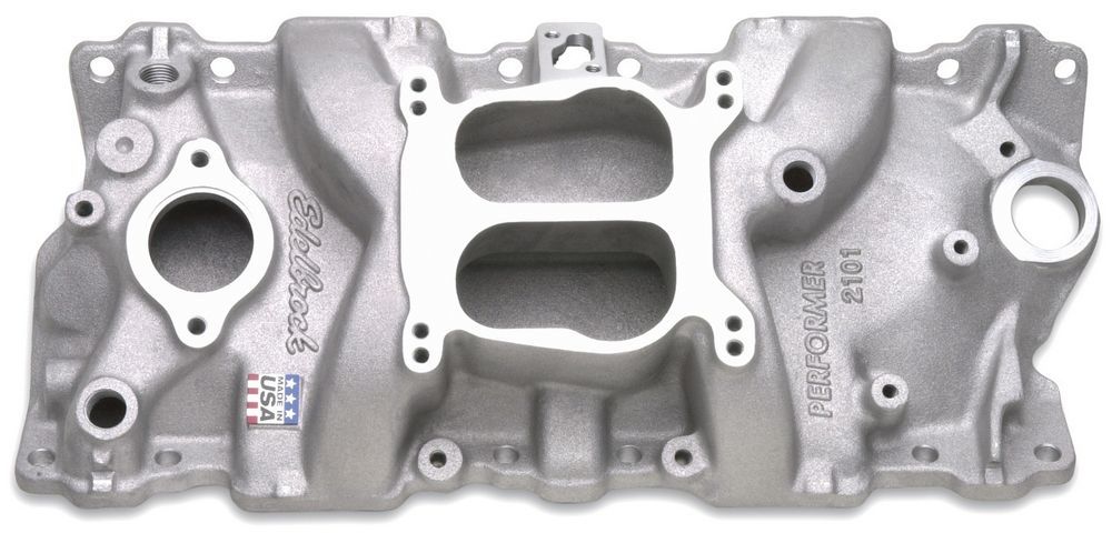 SBC Performer Manifold - 262-400 Intake Manifolds Edelbrock