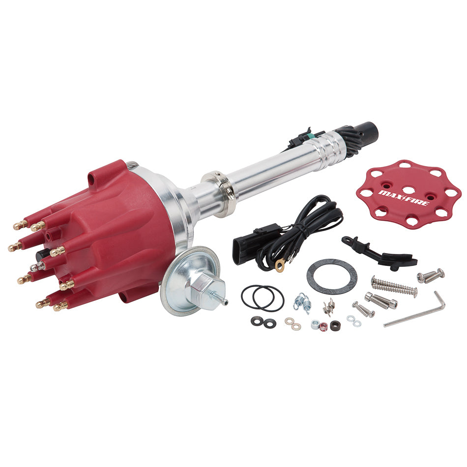 Max-Fire Distributor RTR Chevy V8 w/Adj. Collar Distributors Edelbrock