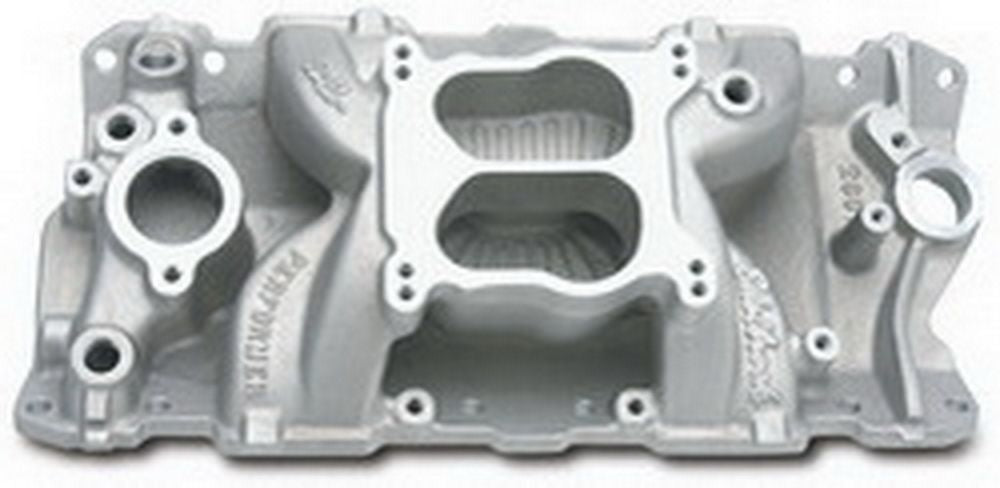 SBC Performer Air Gap Manifold - 262-400 Intake Manifolds Edelbrock