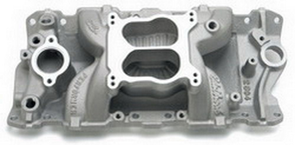 SBC Performer Air Gap Manifold Intake Manifolds Edelbrock
