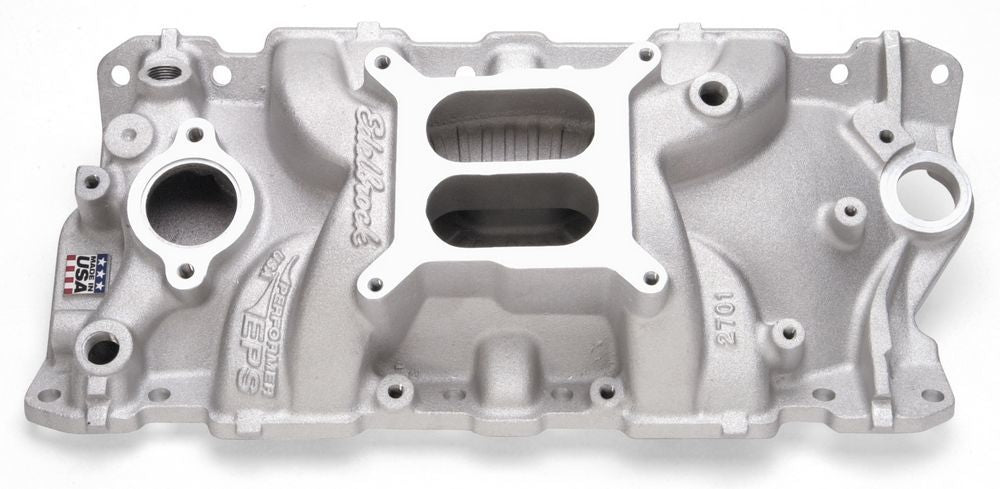 SBC Performer EPS Manifold - 262-400 Intake Manifolds Edelbrock