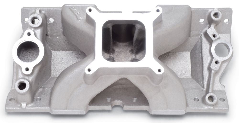 SBC Victor Bowtie Manifold - Vortec Intake Manifolds Edelbrock
