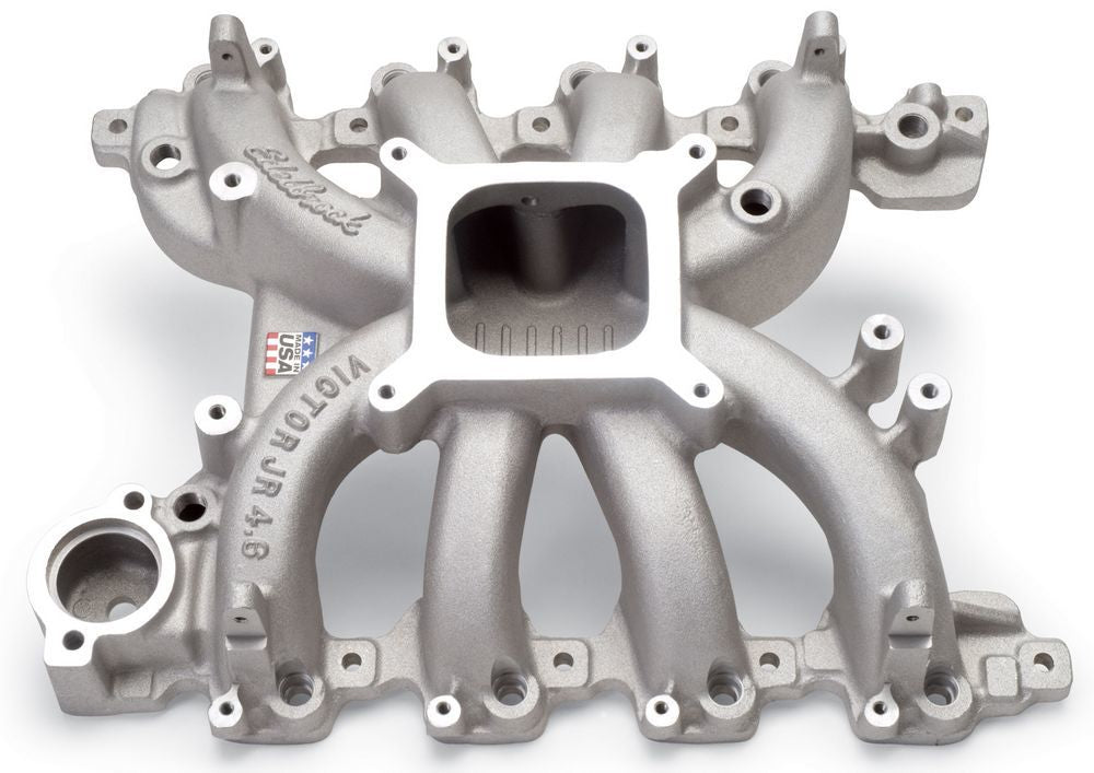 SBF Victor Jr. EFI Manifold - 4150 Flange Intake Manifolds Edelbrock