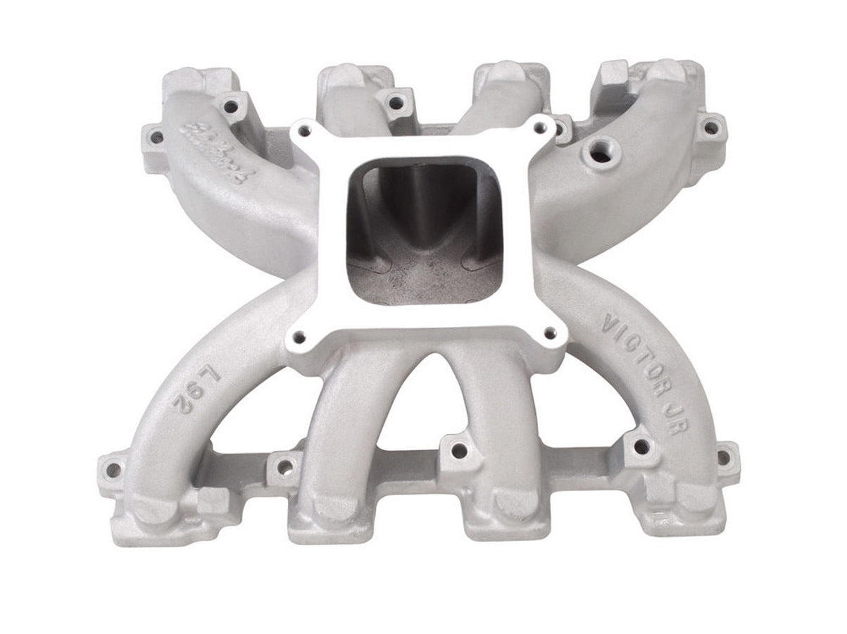 GM LS Victor Jr. Intake Manifold - 4150 Flange Intake Manifolds Edelbrock