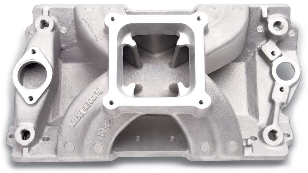 SBC Victor Manifold - Glidden 18 Degree Intake Manifolds Edelbrock