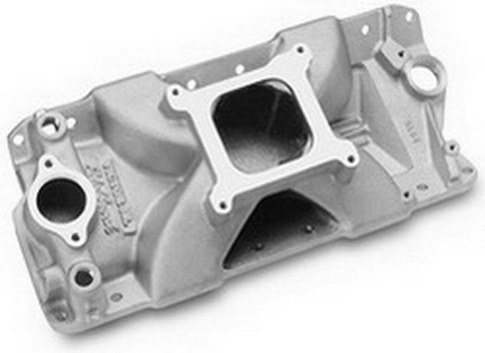 SBC Victor Jr. Manifold - Port Matched 262-400 Intake Manifolds Edelbrock