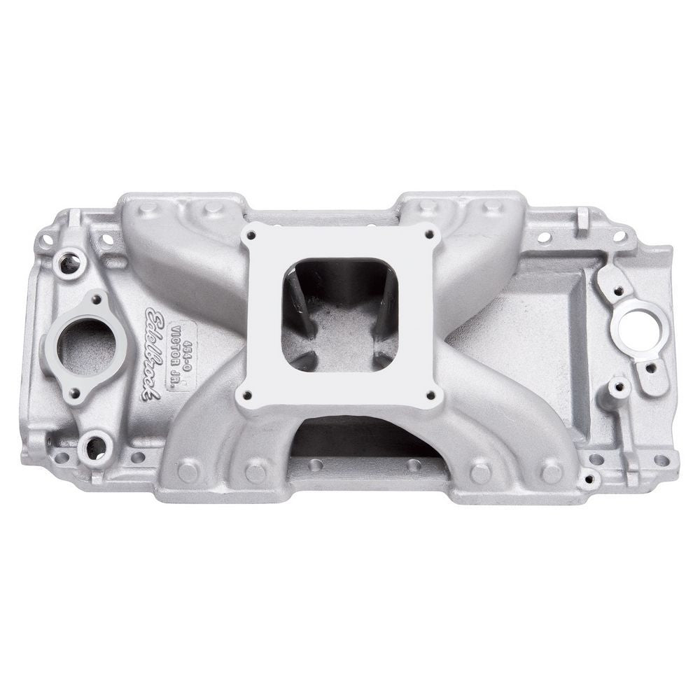 BBC Victor Jr. 454-O Manifold - 396-502 Intake Manifolds Edelbrock