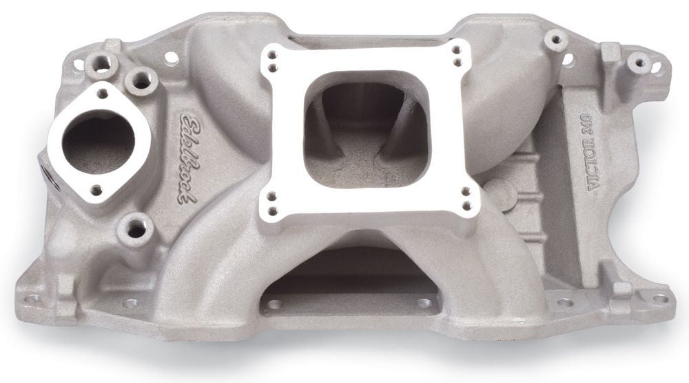 SBM Victor Manifold - 340-360 Intake Manifolds Edelbrock