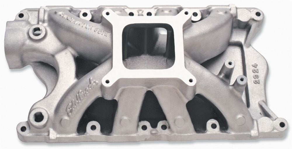 SBF Super Victor Manifold - 351W Intake Manifolds Edelbrock