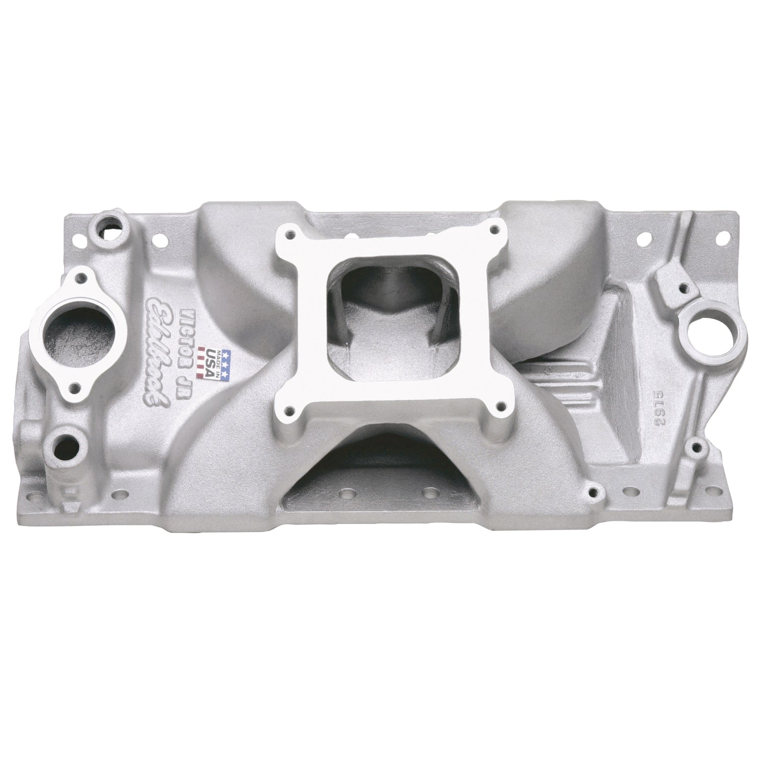 SBC Victor Jr. Manifold - 262-400 Intake Manifolds Edelbrock