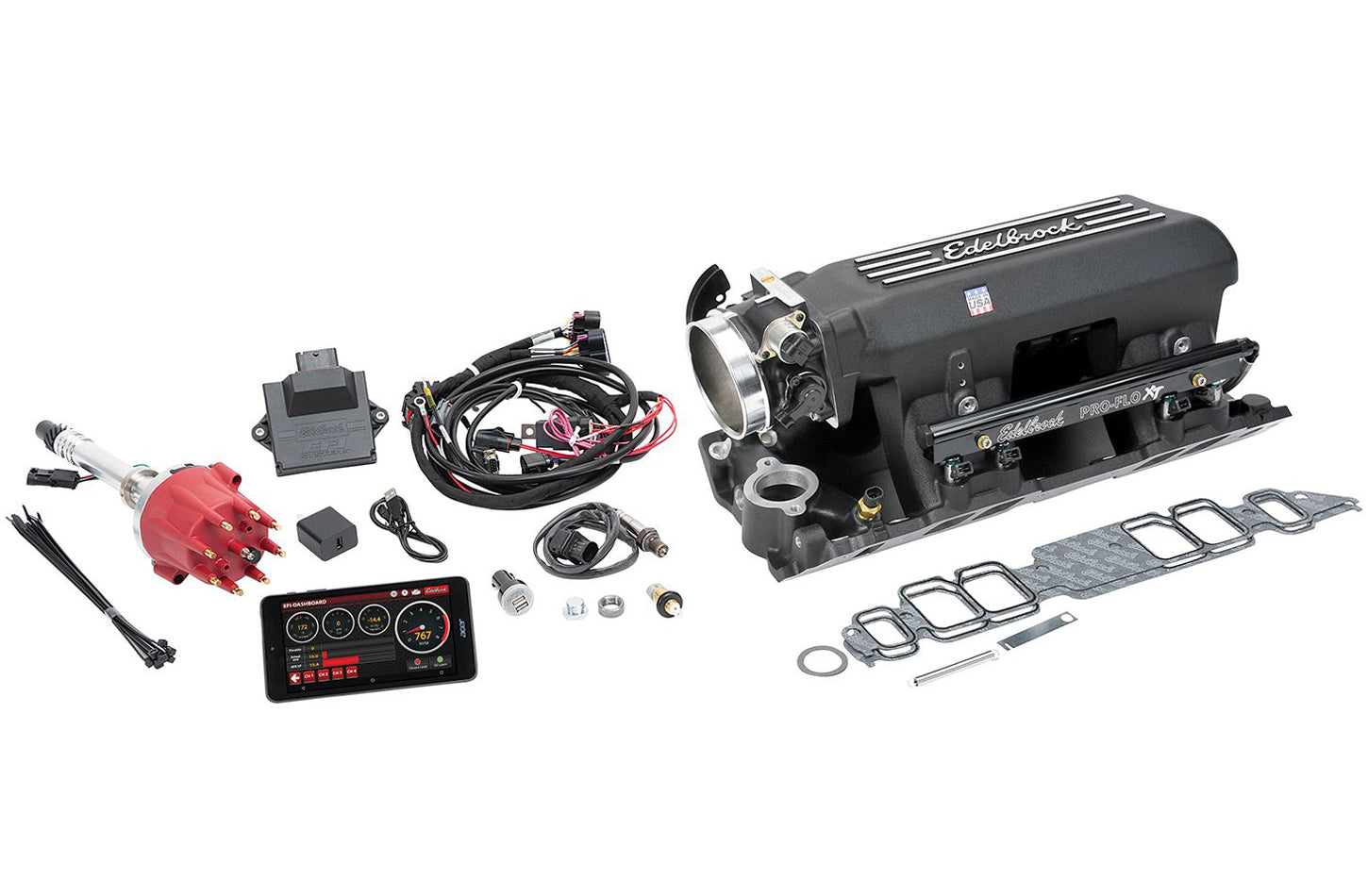 Pro-Flo 4 EFI Kit BBC Gen V w/RP Heads Electronic Fuel Injection Systems Edelbrock