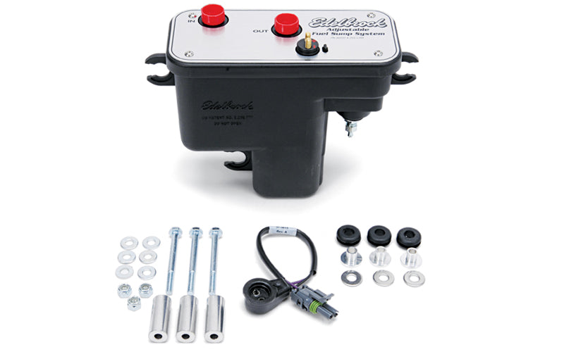 Universal EFI Fuel Sump Tank Only 67GPH 35-90psi Fuel Pumps Edelbrock