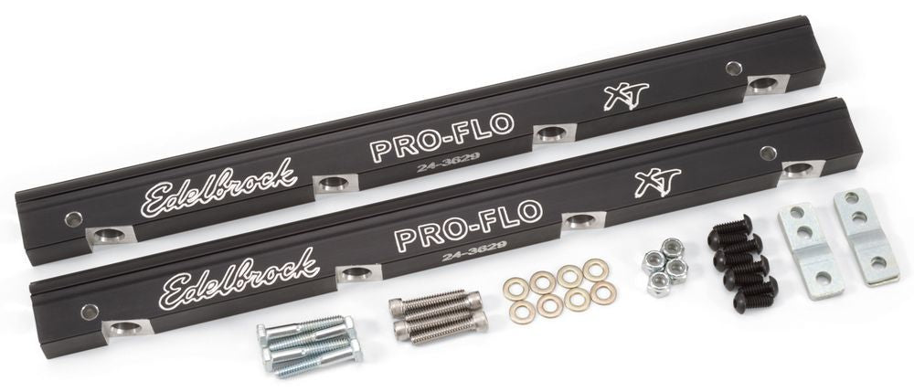 EFI Fuel Rail Kit - GM LS Pro Flo XT Fuel Rails and Components Edelbrock