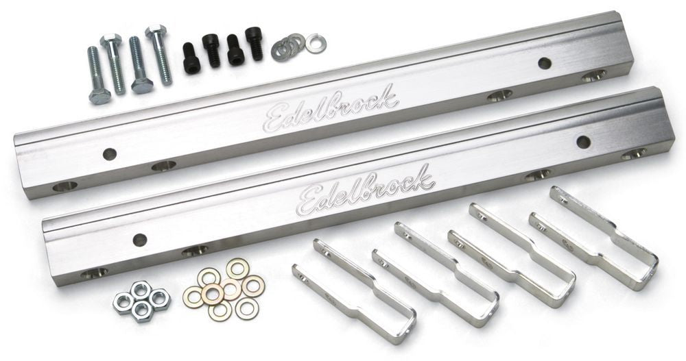 BBC EFI Fuel Rail Kit Fuel Rails and Components Edelbrock