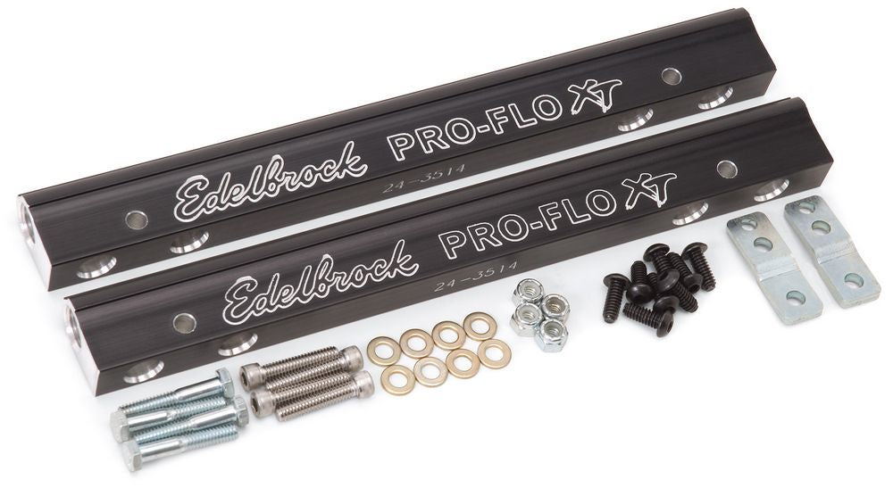 EFI Fuel Rail Kit BBM Pro Flo XT Fuel Rails and Components Edelbrock