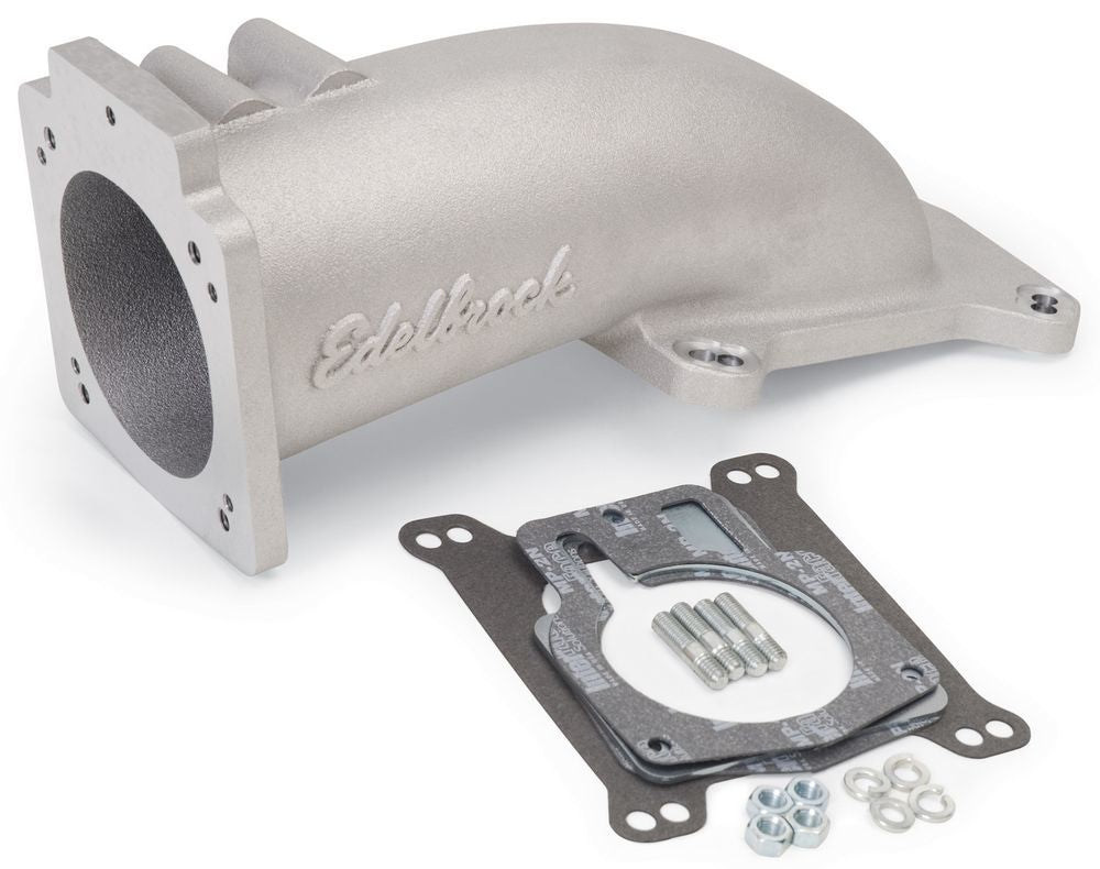 90mm Ultra-Low Profile T/B Intake Elbow Air Intake Inlet Tubes, Elbows, and Components Edelbrock