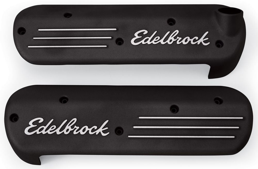 GM LS1 Coil Covers - Black Ignition Coil Covers Edelbrock