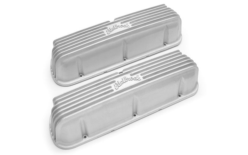 Valve Cover Kit Classic Finned SBF 62-95 Valve Covers Edelbrock