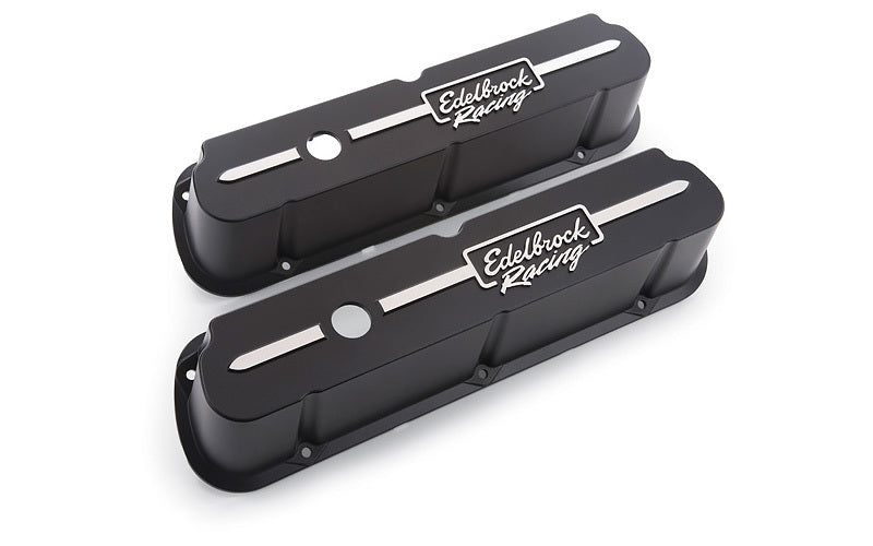 Valve Cover Kit Race Series SBF Tall Black Valve Covers Edelbrock