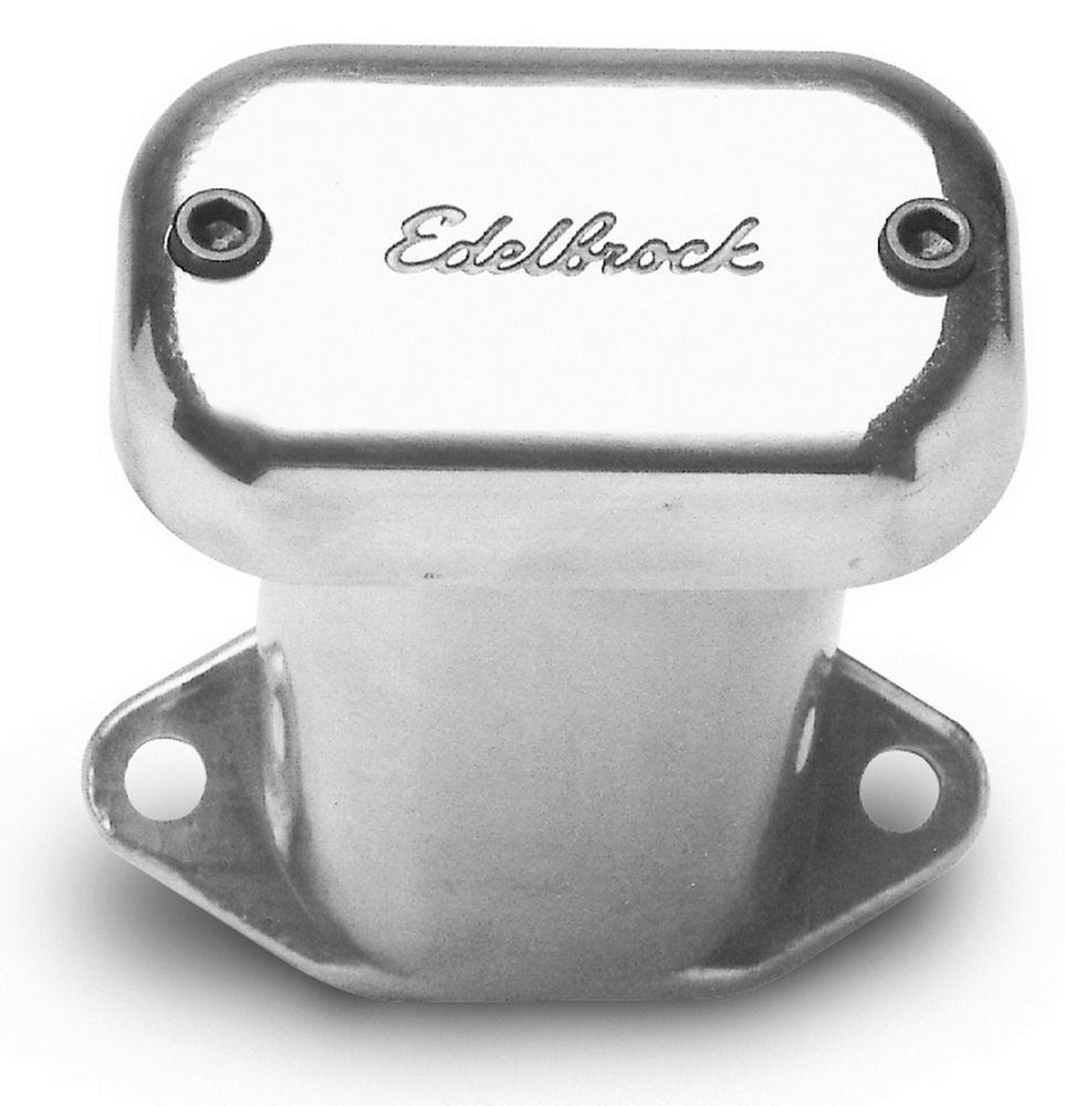 Aluminum Racing Breather Valve Cover Breathers and Components Edelbrock