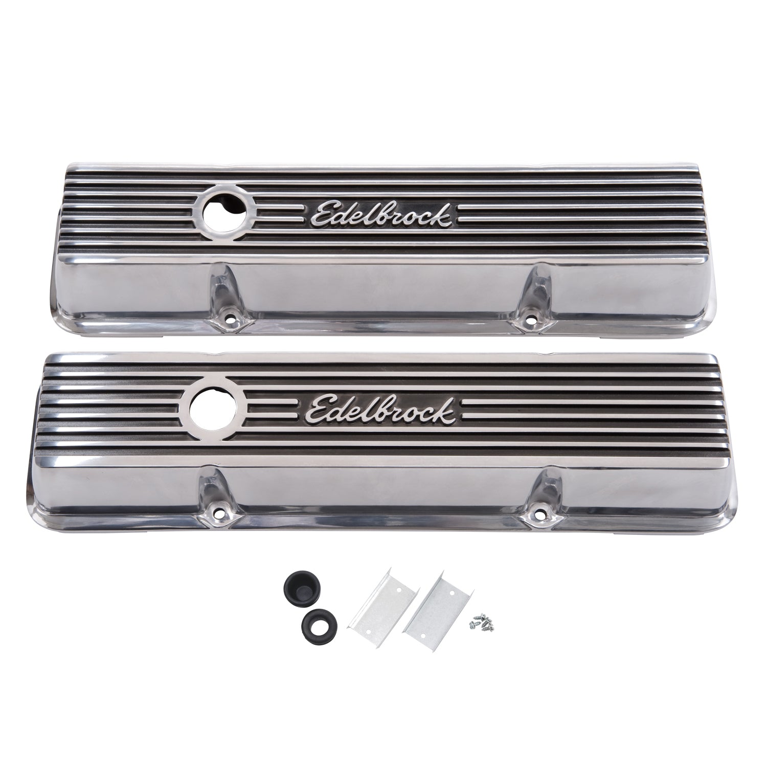 Valve Cover Kit Elite II Series SBC Short Valve Covers Edelbrock