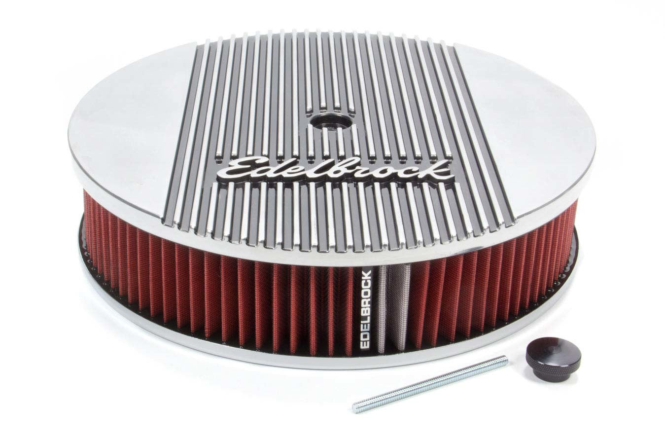 Air Cleaner Kit Elite II Series 14in x 3in Air Cleaner Assemblies and Air Intake Kits Edelbrock