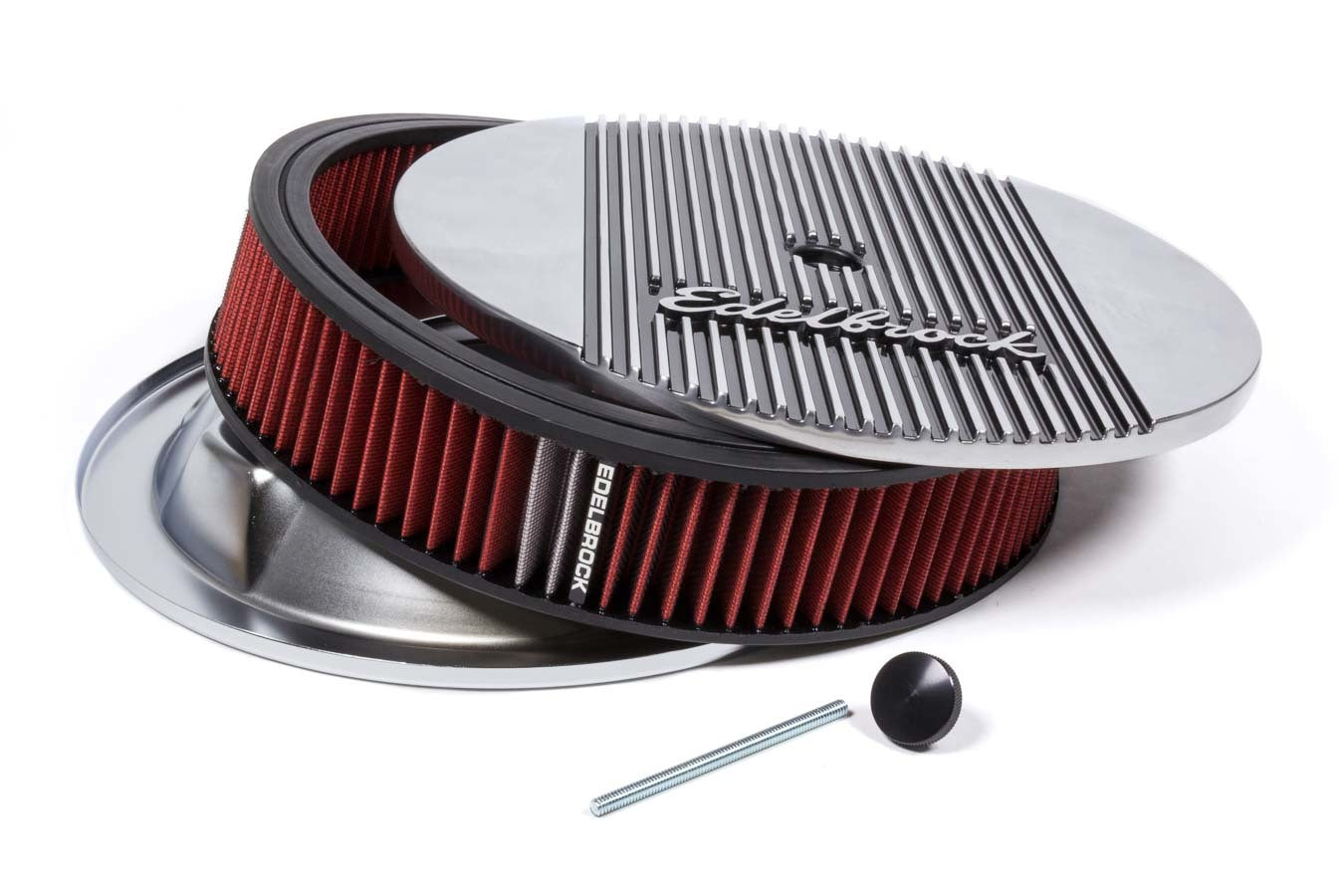 14in Elite II Series Air Cleaner Air Cleaner Assemblies and Air Intake Kits Edelbrock