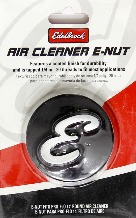 Nut - Air Cleaner 2-1/8 Dia. Black Anodiized Air Cleaner Fastener Kits Edelbrock