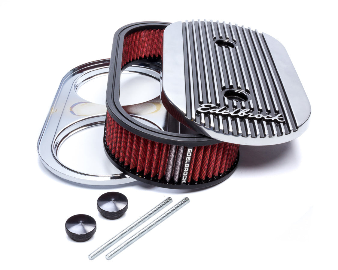 Elite II Series Oval Air Cleaner Air Cleaner Assemblies and Air Intake Kits Edelbrock