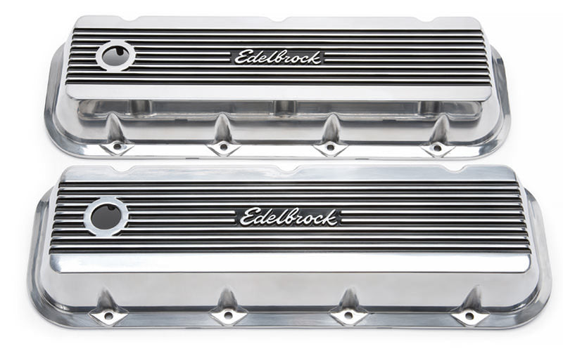 BBC Elite II Series V/C's Valve Covers Edelbrock