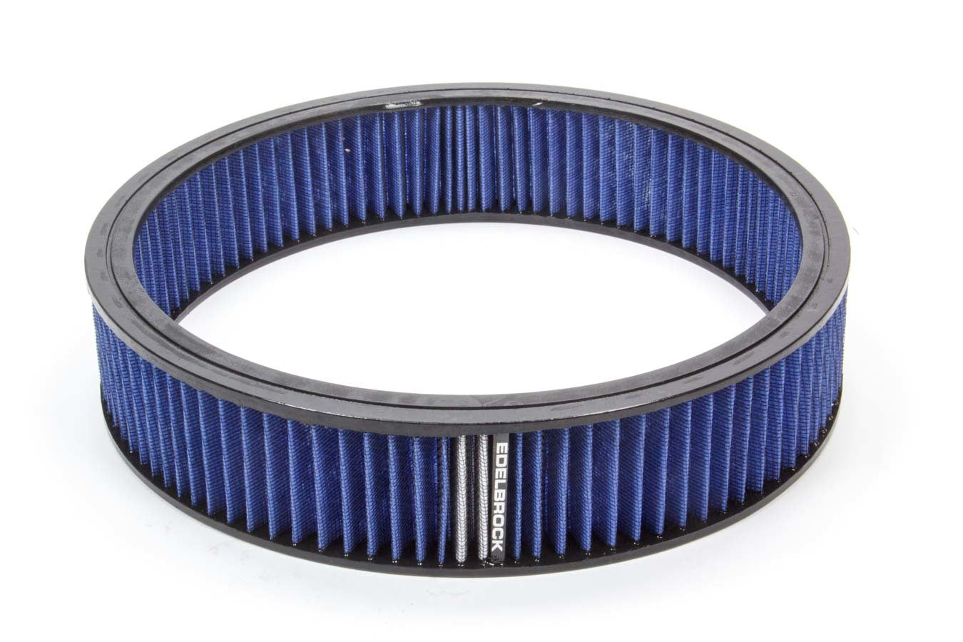 Air Filter Element Blue 14in x 3in Air Filter Elements Edelbrock