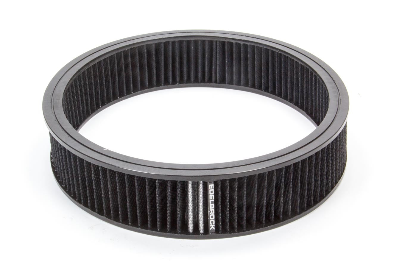 Air Filter Element Black 14in x 3in Air Filter Elements Edelbrock