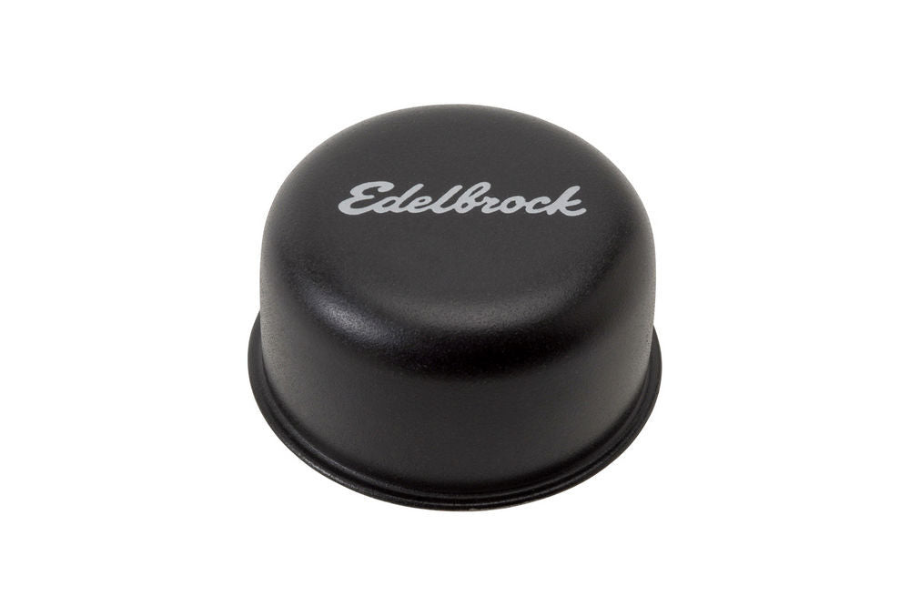 Signature Series V/C Breather - Black Valve Cover Breathers and Components Edelbrock
