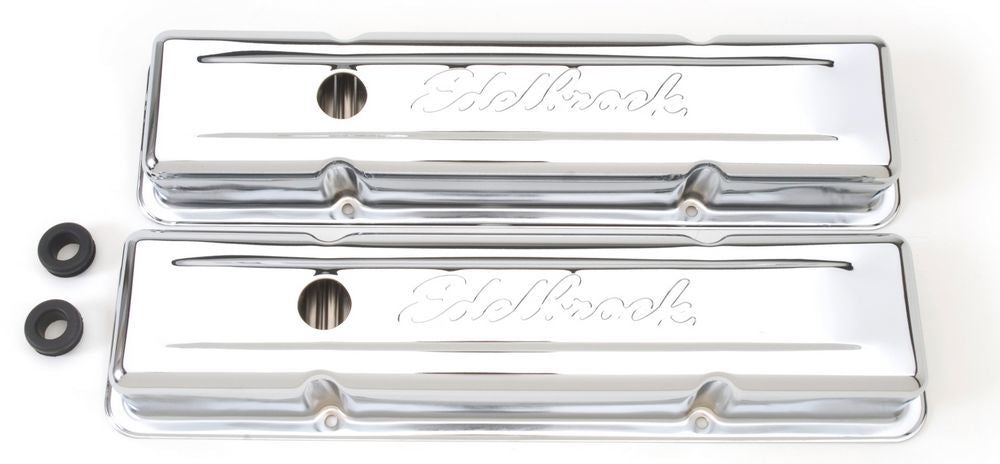 Signature Series V/C's - SBC Short Valve Covers Edelbrock