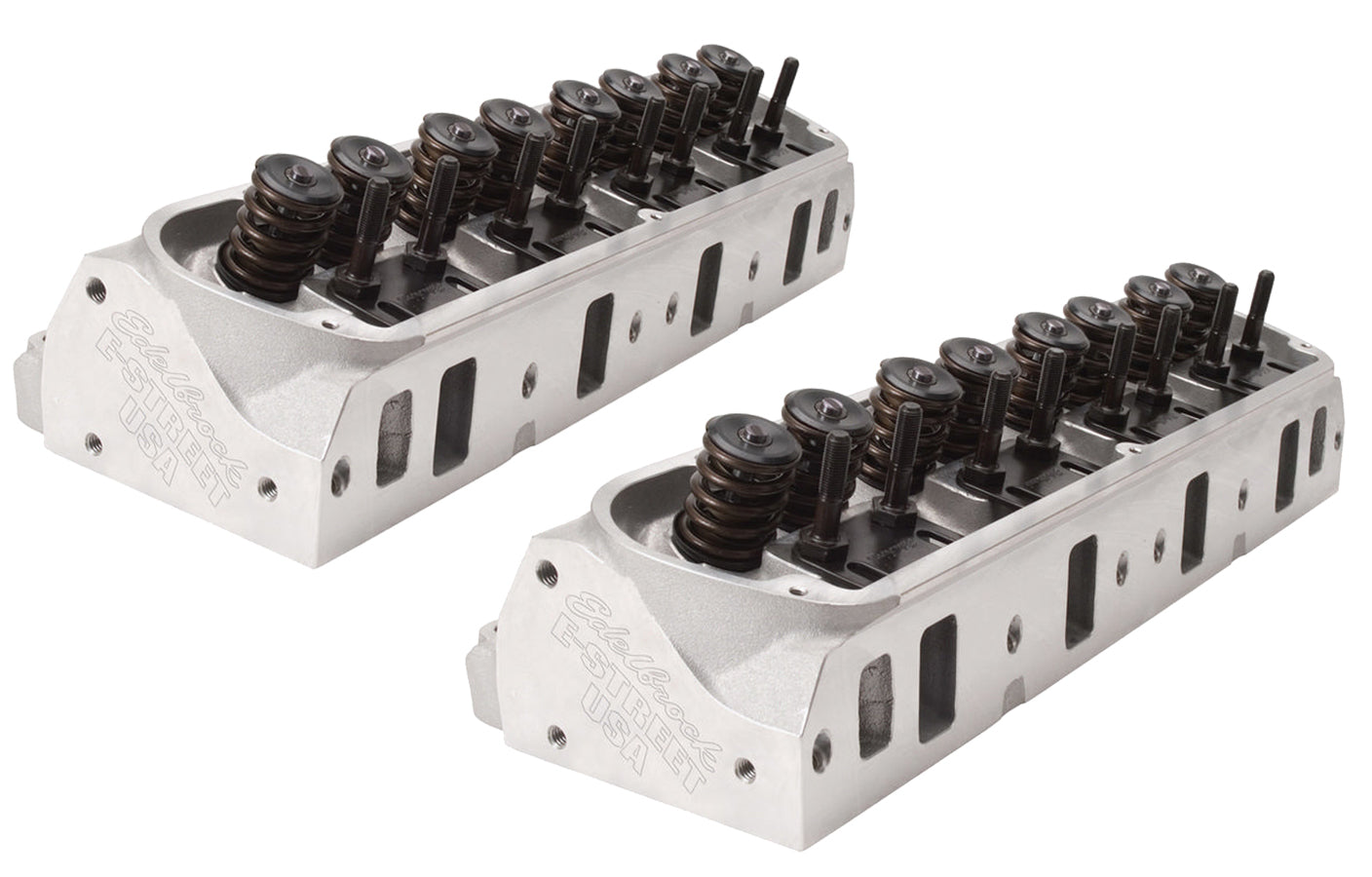 SBF E-Street Cylinder Heads - 60cc 1.90/1.60 Cylinder Heads Edelbrock