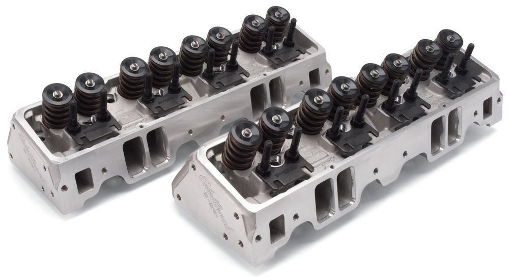 SBC E-Street 210 Heads - 64cc 2.08/1.60 Cylinder Heads Edelbrock