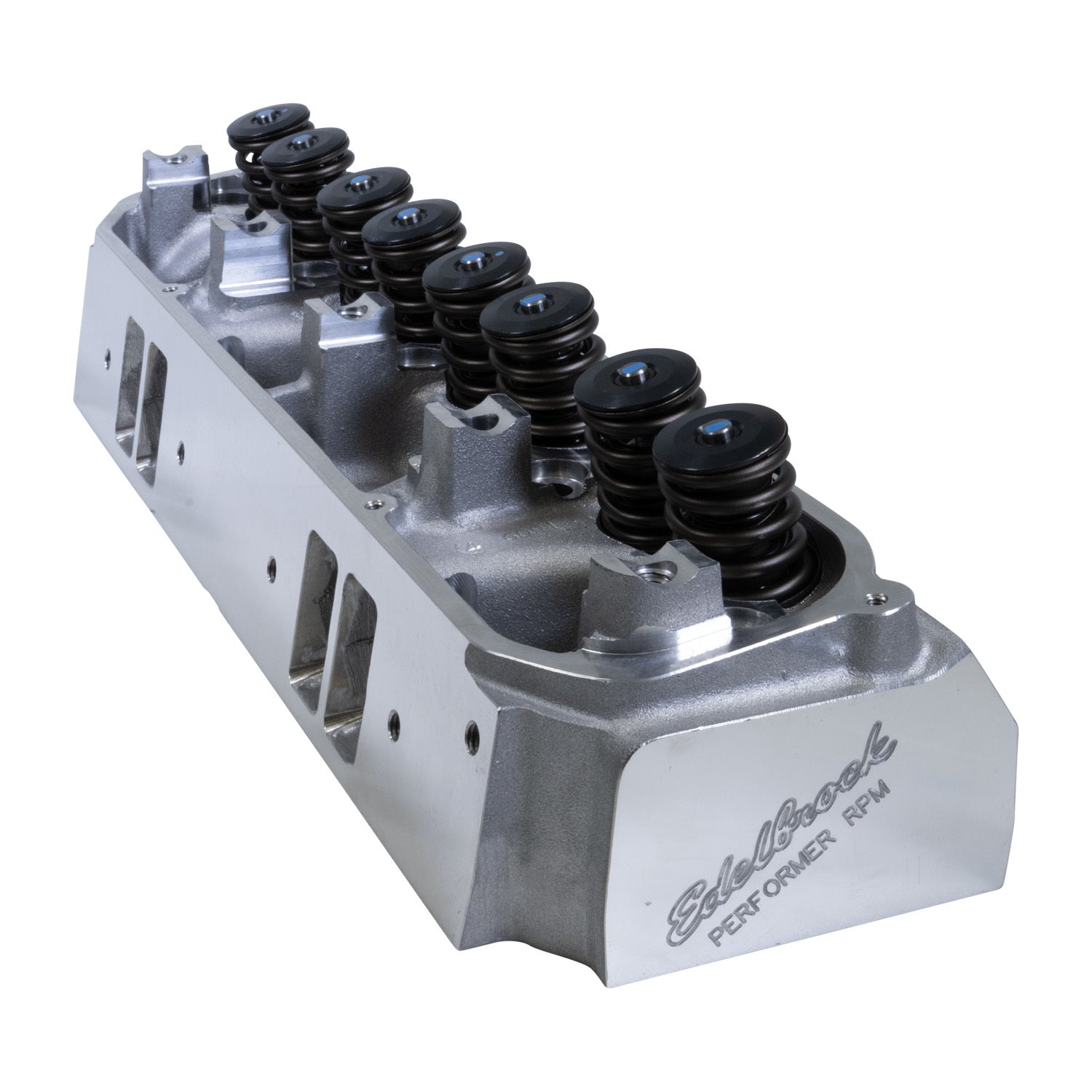 Performer RPM BBM Head 230cc Hyd Flat Tap Cam Cylinder Heads Edelbrock