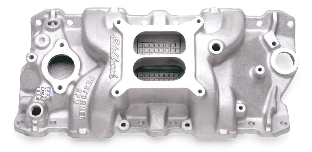 SBC Performer RPM Manifold - 262-400 Intake Manifolds Edelbrock
