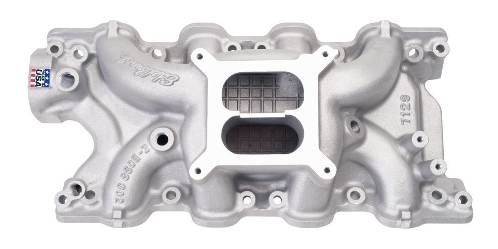 SBF Performer RPM E-Boss Manifold - 302 Intake Manifolds Edelbrock